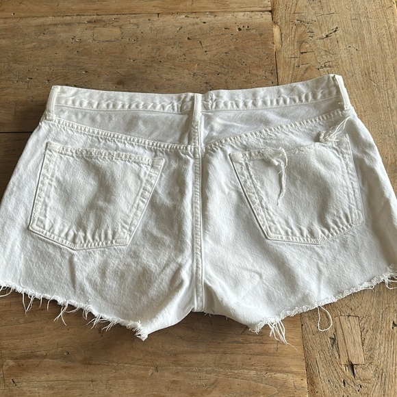Agolde Parker Distressed Cutoff Shorts Repose 31 Festival Cowgirl - Picture 8 of 8